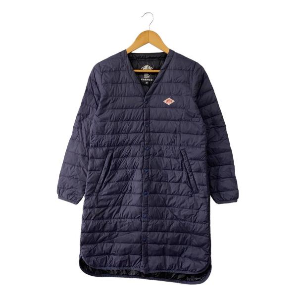 DANTON◇ロングダウンジャケット/36/ネイビー/Vネックロングインナー