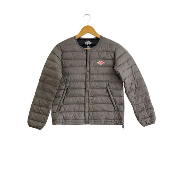 DANTON◇ダウンジャケット/34/ナイロン/グレー/JD-8748/Crew Neck