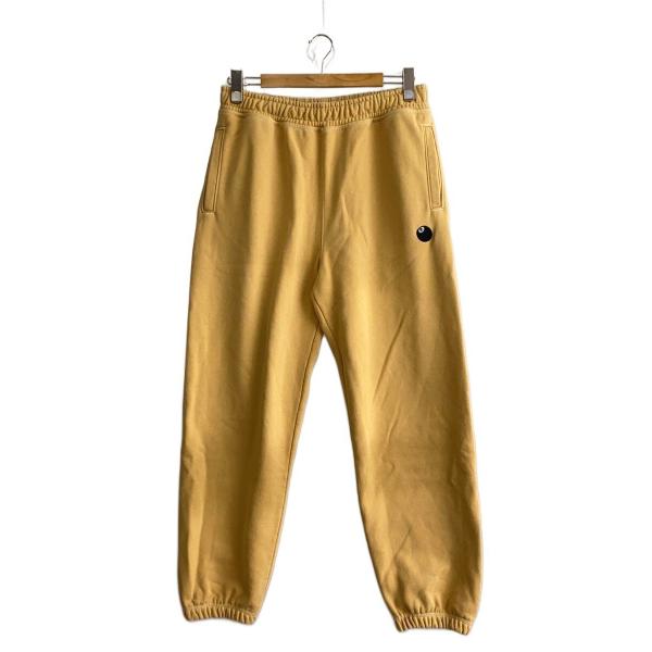 STUSSY◇8ball Sweatpants/ボトム/M/コットン/イエロー/スウェット