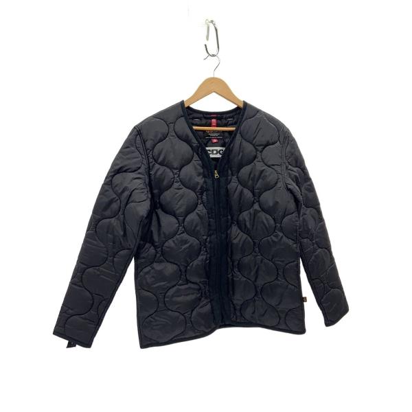 CDG◇×ALPHA INDUSTRIES/バックプリント/キルティングジャケット/S