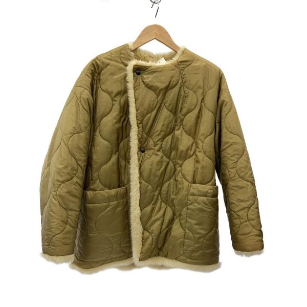 HYKE◇EDITION別注/フェイクファー/リバーシブルキルティング