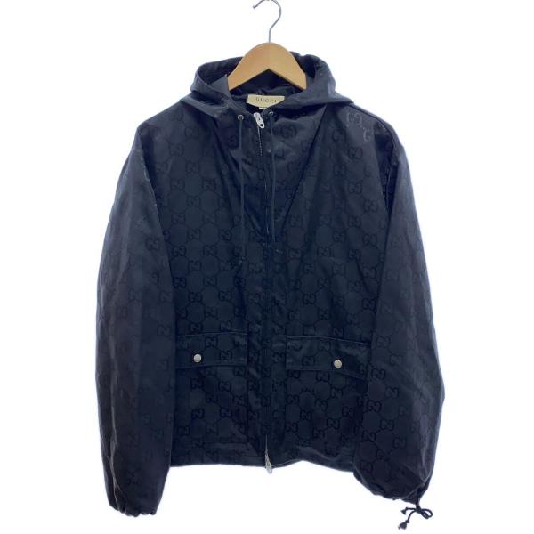 GUCCI◇20AW/OFF THE GOOD/ジャケット/48/ナイロン/ブラック/黒