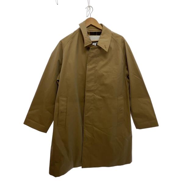 nanamica◇GORE-TEX Balmacaan Coat/コート/M/コットン/ベージュ