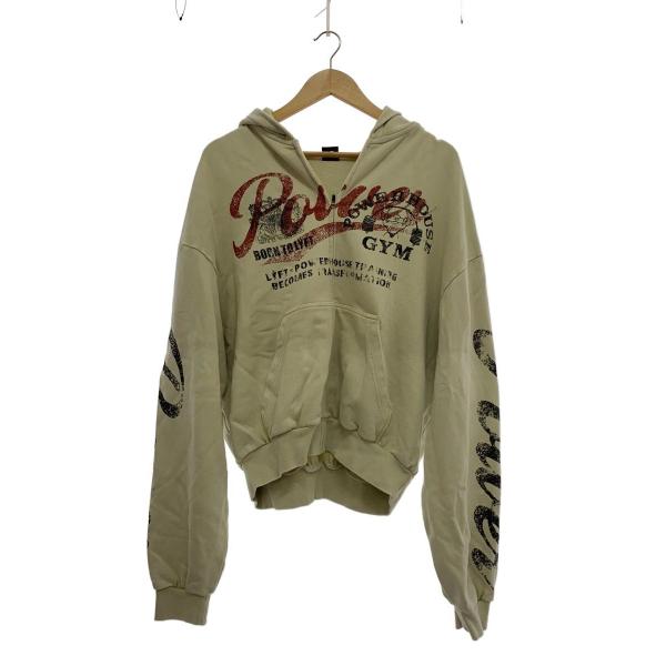 LYFT◇×POWER HOUSE GYM/Vintage Zip-Up Sweat Hoodie/S/コットン