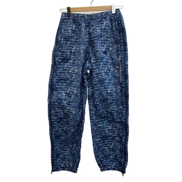Supreme◆Warm Up Pant Croc/24SS/ボトム/S/ナイロン/BLU/? NULL ?//