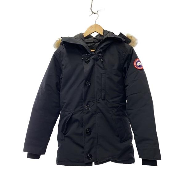 CANADA GOOSE◇ダウンジャケット/XS/ポリエステル/NVY/無地/3426MA