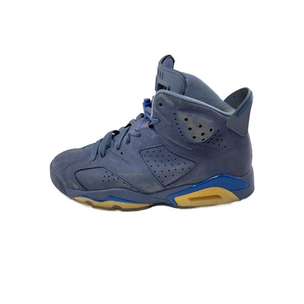NIKE◆AIR JORDAN 6 RETRO/エアジョーダンレトロ/ブルー/384664-400/26cm/BLU//