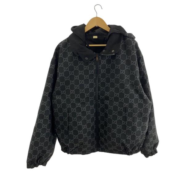 GUCCI◇GG リップストップナイロンリバーシブルジャケット/52