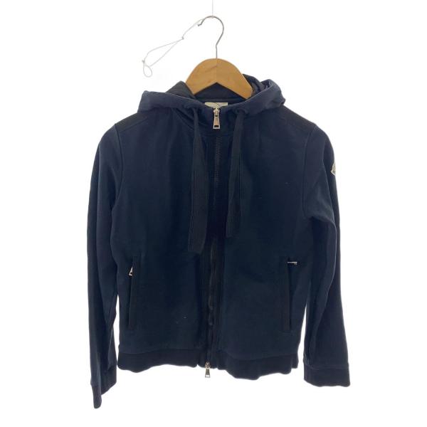 MONCLER◇ジップパーカー/XS/コットン/BLK/D10938452100 : セカンド