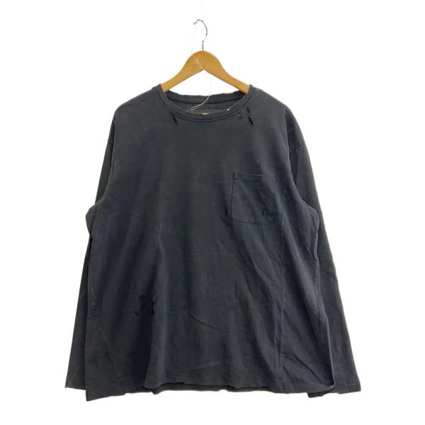 Professor.E◆長袖Tシャツ/48/コットン/BLK/24FW-PE-TTL-002//