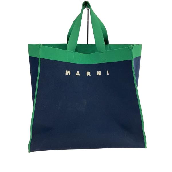 MARNI◇マルニ/ニットジャガードショッピングトートバッグ/トート