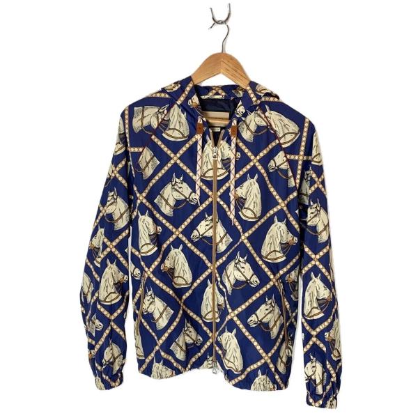GUCCI◇ジャケット/44/ナイロン/BLU/714801 : セカンドストリートYahoo