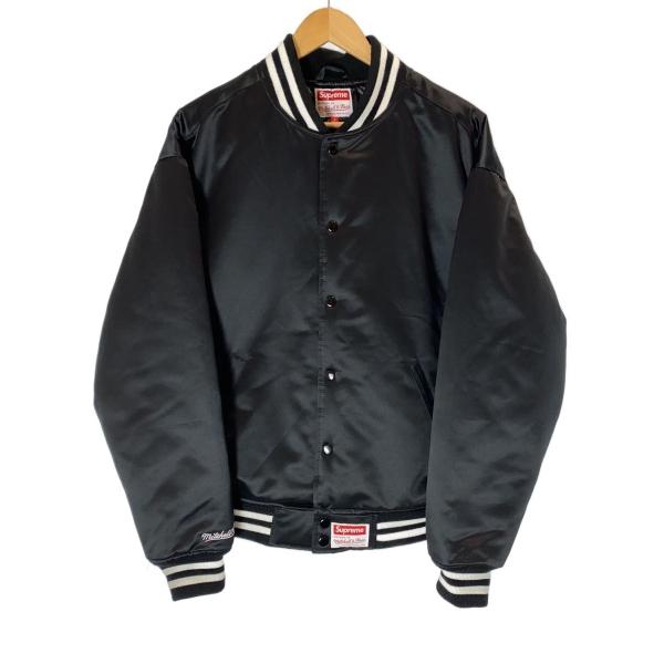 Supreme◇スタジャン/L/ポリエステル/BLK : セカンドストリートYahoo