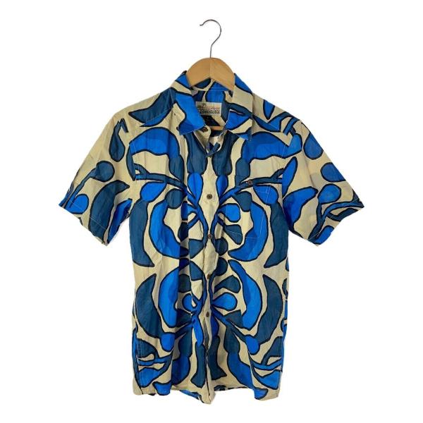 patagonia / アロハシャツ/S/コットン/BLU/花柄/52561SP18 pataloha◇アロハシャツ/S/コットン/BLU/総柄/52561/パタゴニア/花