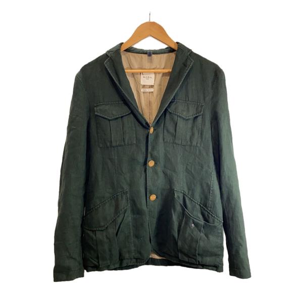 M.I.D.A.◇サファリジャケット/テーラードジャケット/46/リネン