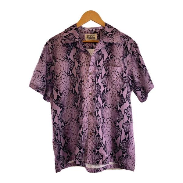 WACKOMARIA CHEECH & CHONG アロハシャツ 半袖 パープル WACKO MARIA (ワコマリア) HAWAIIAN SHIRT S/S ( TYPE-10