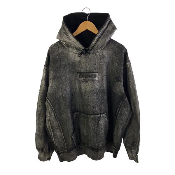 Supreme◇パーカー/XL/コットン/BLK/無地/MM6 Maison Margiela Foil