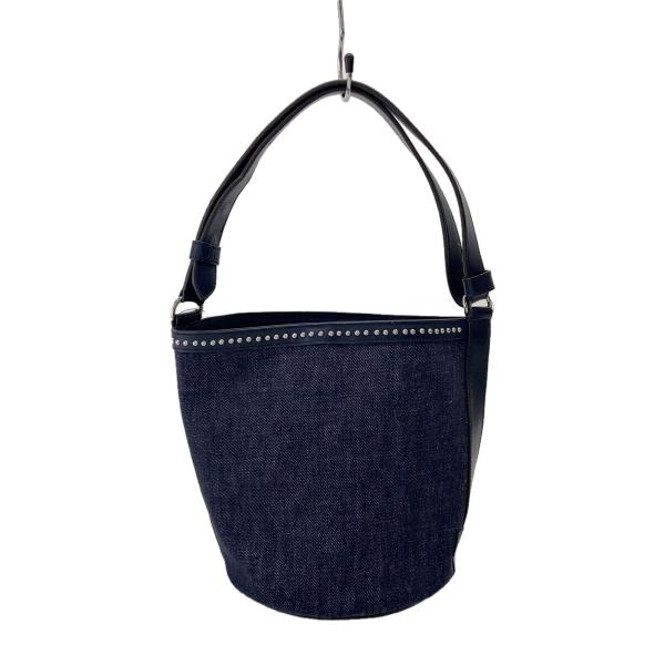 J&M DAVIDSON◇MINI JOY WITH STUDS/デニム×レザー/ショルダーバッグ