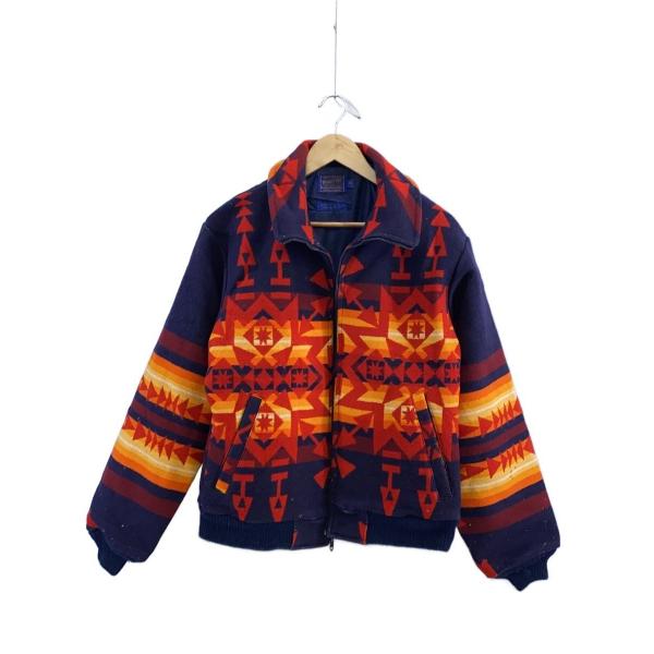 PENDLETON◇ジャケット/M/ウール/RED/総柄 : セカンドストリートYahoo