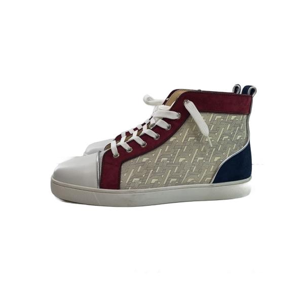 Christian Louboutin◇ハイカットスニーカー/42.5/WHT : セカンド