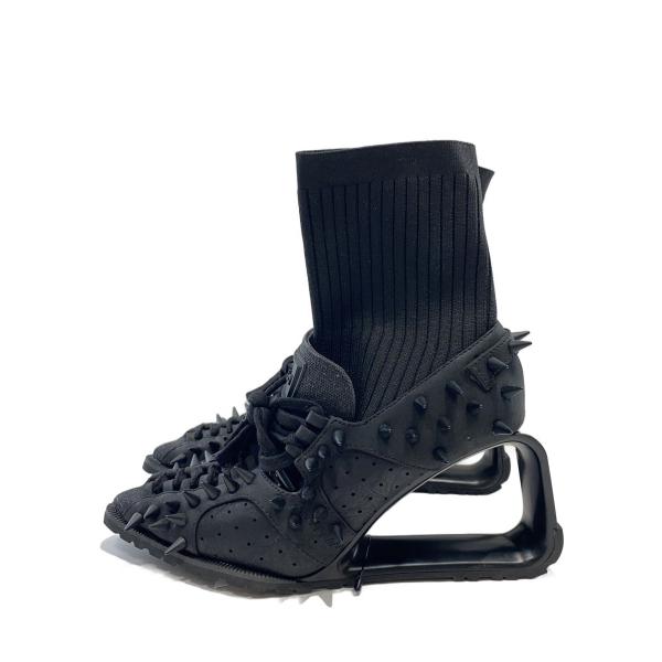 YELLO黒 ショートブーツナイロン スニーカーブーツSサイズ11.5cmヒール YELLO◇ショートブーツ/--/BLK// : セカンドストリートYahoo!店 - 通販