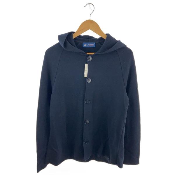 【新品】SAINT JAMES フード付き　ニットカーディガン SAINT JAMES◇フードニットカーディガン/カーディガン(厚手)/36/ウール