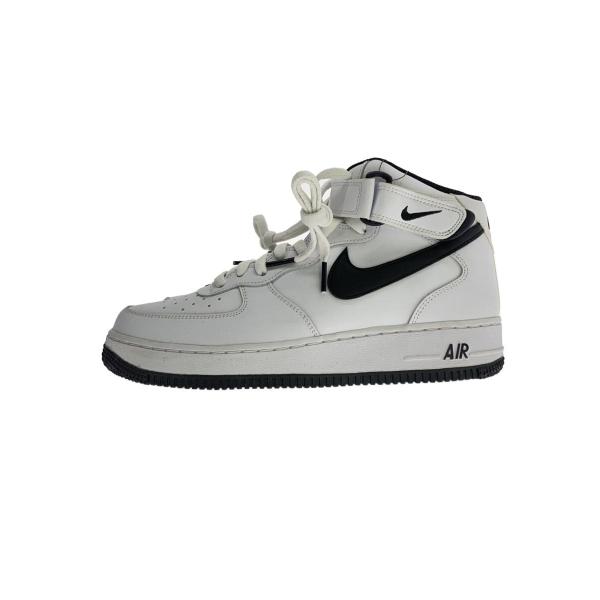 NIKE◇AIR FORCE 1 MID 07_エア フォース 07/26.5cm/WHT : セカンド