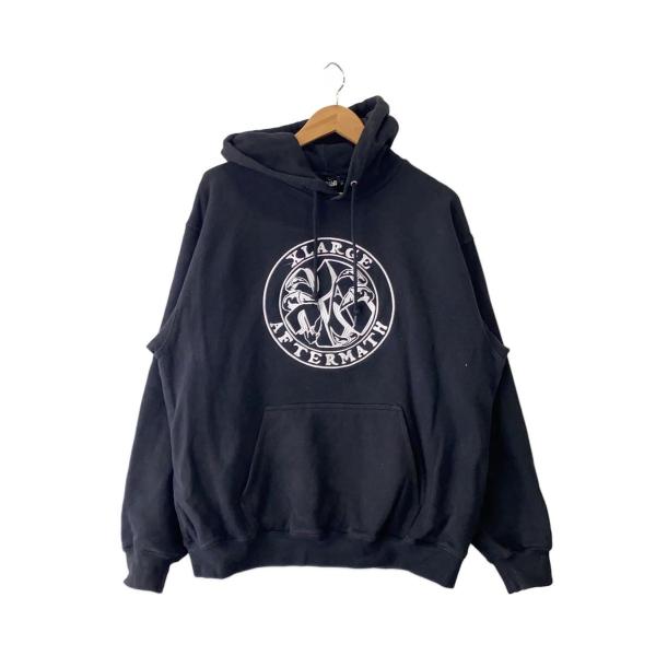 X-LARGE◆×AFTERMATH PULLOVER HOODED SWEATSHIRT/101261012019//
