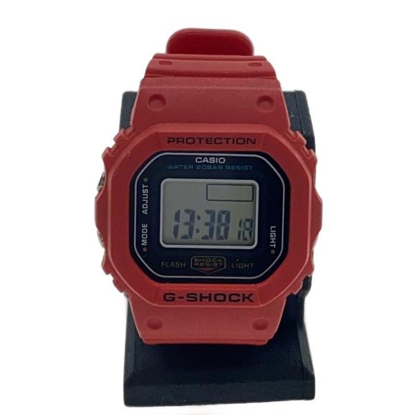 CASIO◇G-SHOCK nano/リング/ステンレス/FREE/RED/メンズ/dwn-5600