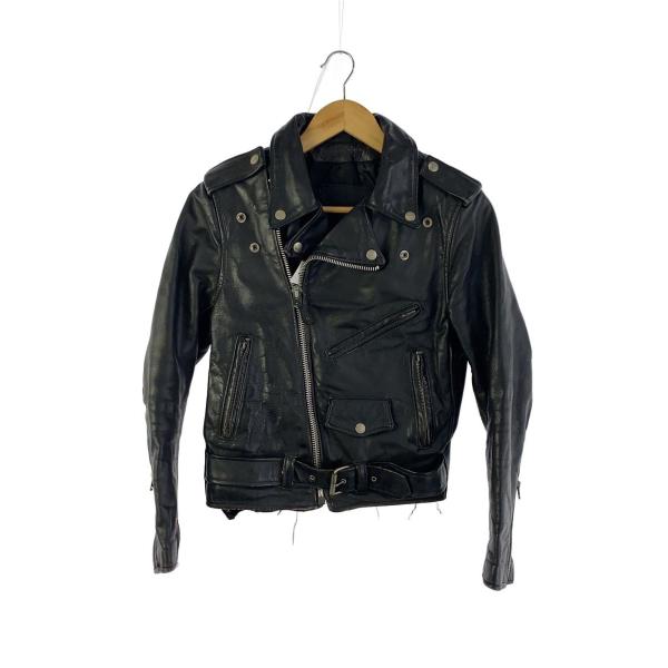40inch BRANDED GARMENTS W ライダースジャケット BRANDED GARMENTS◇ダブルライダースジャケット/--/レザー/BLK