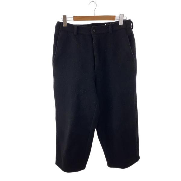 COMME des GARCONS HOMME◇ウールパンツ/M/ウール/ブラック/HP-07029