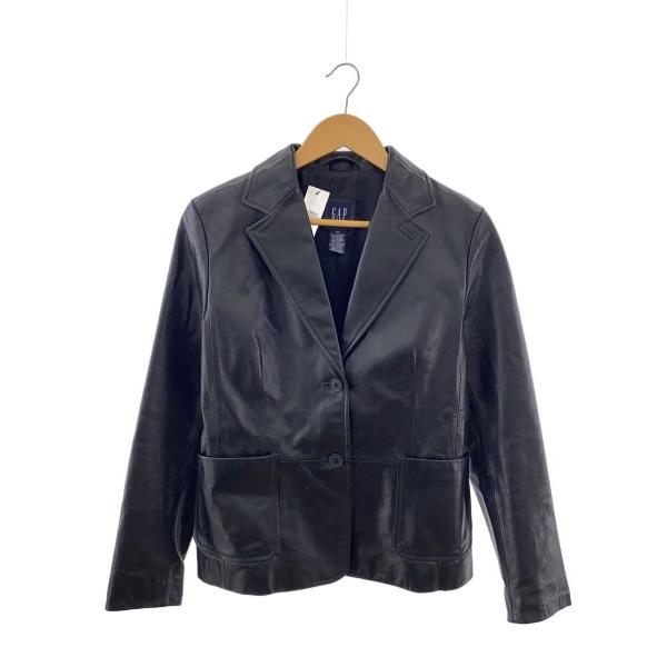 GAP◇OLD GAP/00s/テーラードジャケット/牛革/レザー/BLK : セカンド