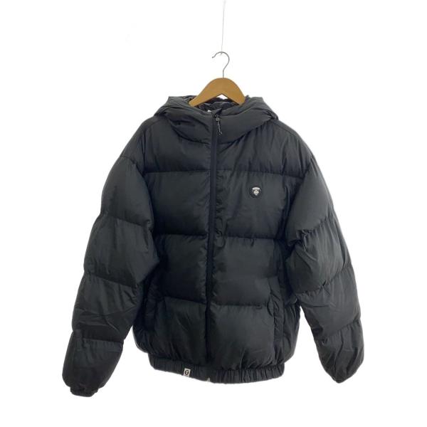 AAPE BY A BATHING APE◇AAPE NOW DOWN JACKET/XL/ポリエステル/BLK