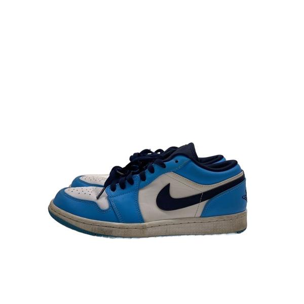 NIKE◆AIR JORDAN 1 LOW/ローカットスニーカー/26cm/BLU/553558-144