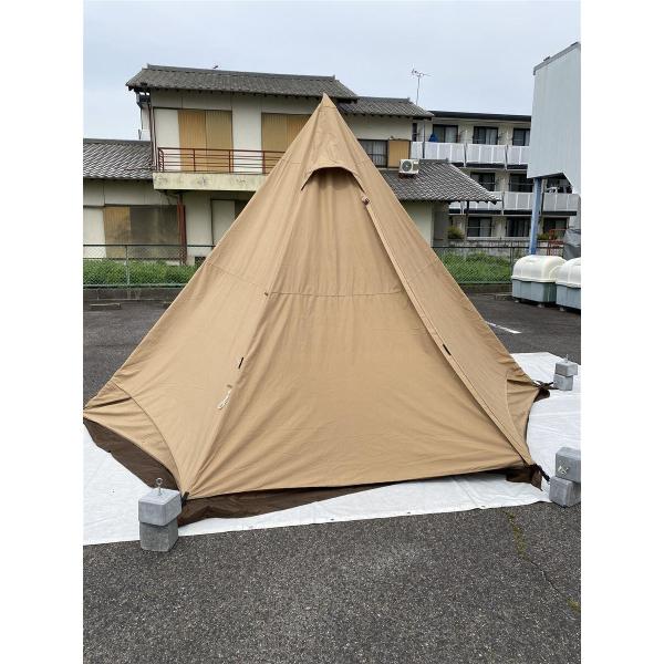 イグニオ 2ポール ティピーテントTC IG22302TPS-TC【新品未使用】 IGNIO◇テント/ワンポール/1~2人用/BEG/IG22302TPS-TC : セカンド