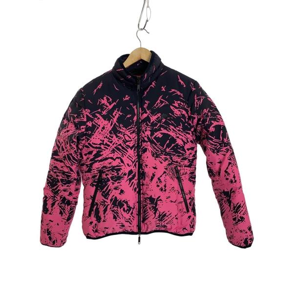 Onitsuka Tiger 虎柄ナイロンジャケット dl14 Onitsuka Tiger ジャケット 虎×花柄 レディースLL相当