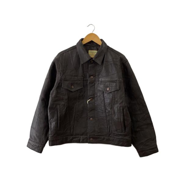 SKOOKUM◇417別注Recraft ブルゾン/レザージャケット/M/羊革/BRW