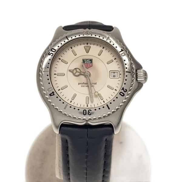 TAGHeuer◇クォーツ腕時計/アナログ/--/SLV/BLK/WI1210/文字盤ヤケ