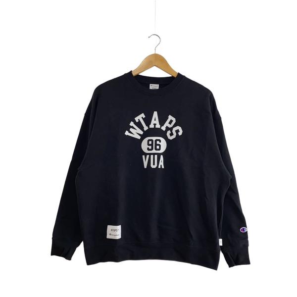 Champion◇WTAPS x Champion Academy/Crew Neck/スウェット/M/コットン
