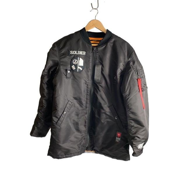 キン肉マンマッスルアパレル/キン肉マンソルジャー/牧師/ロングMA-1/XL