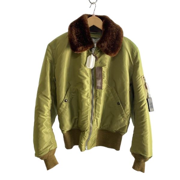 Buzz Rickson's◇B-15C/フライトジャケット/38/ナイロン/GRN/BR11309