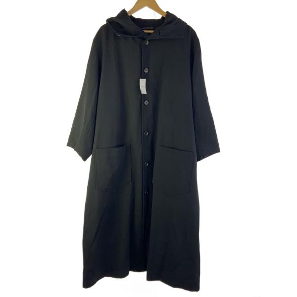 yohji yamamoto POUR HOMME◇97AW/蝋人形期/フーデッドコート/M/ウール