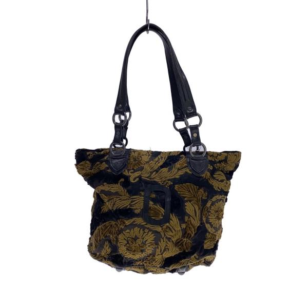 DRIES VAN NOTEN◇刺繍トートバッグ/--/KHK/総柄 : セカンドストリート