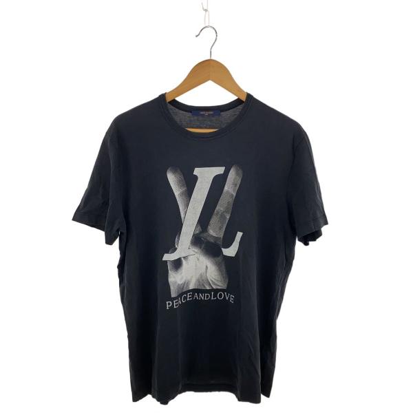 LOUIS VUITTON◇Tシャツ/M/コットン/NVY/RM182 FMB HFY79W : セカンド