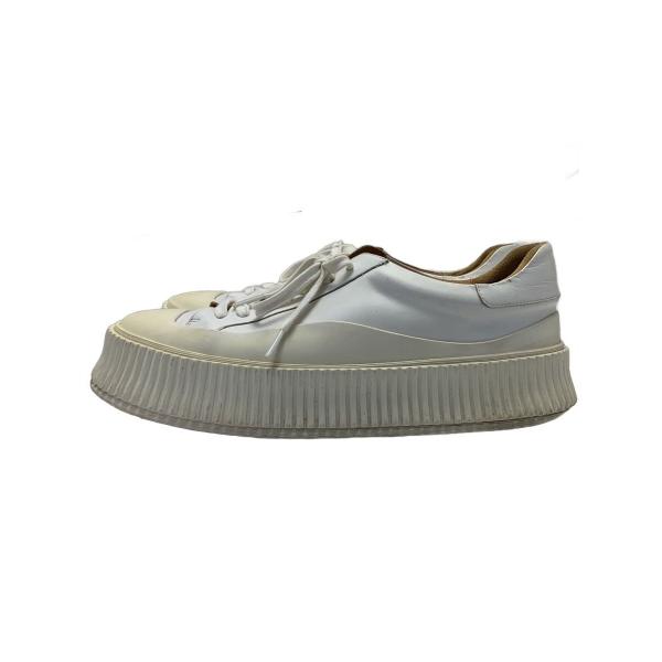 JIL SANDER◇ローカットスニーカー/40/WHT/レザー : セカンド