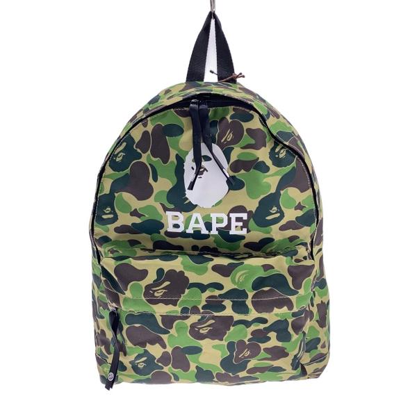 A BATHING APE◇リュック/ポリエステル/GRN/カモフラ/001GDH201002X