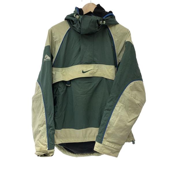 NIKE ACG◇アノラックパーカ-/ジャケット/M/ナイロン/GRN/無地/F7-ELT