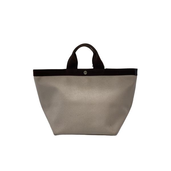 Herve Chapelier◇トートバッグ/レザー/BEG/無地/725GP : セカンド