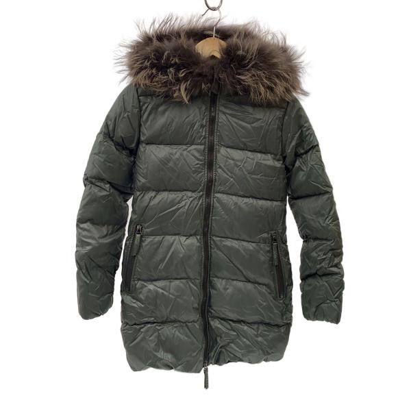 DUVETICA◇Kappa/ロングダウンジャケット/40/ナイロン/GRN/無地/D