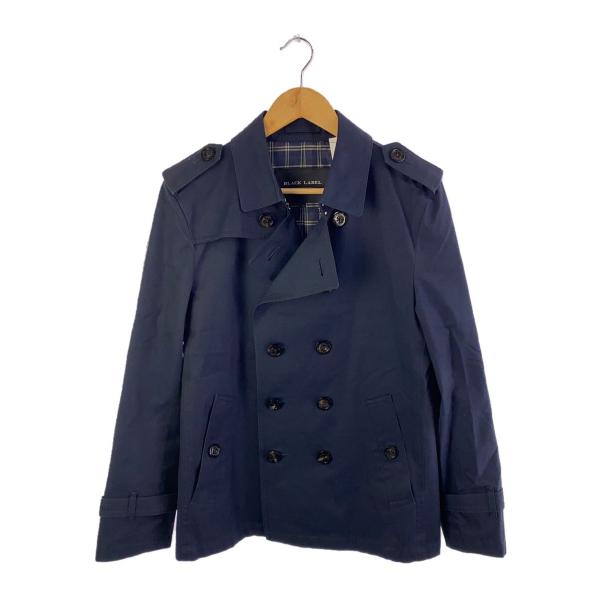 BURBERRY BLACK LABEL◇ピーコート/L/コットン/NVY/D1F53-170-28
